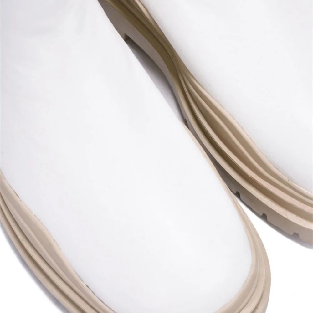 Blazing  Chunky Sole Biker Boot - Picture 3 of 9